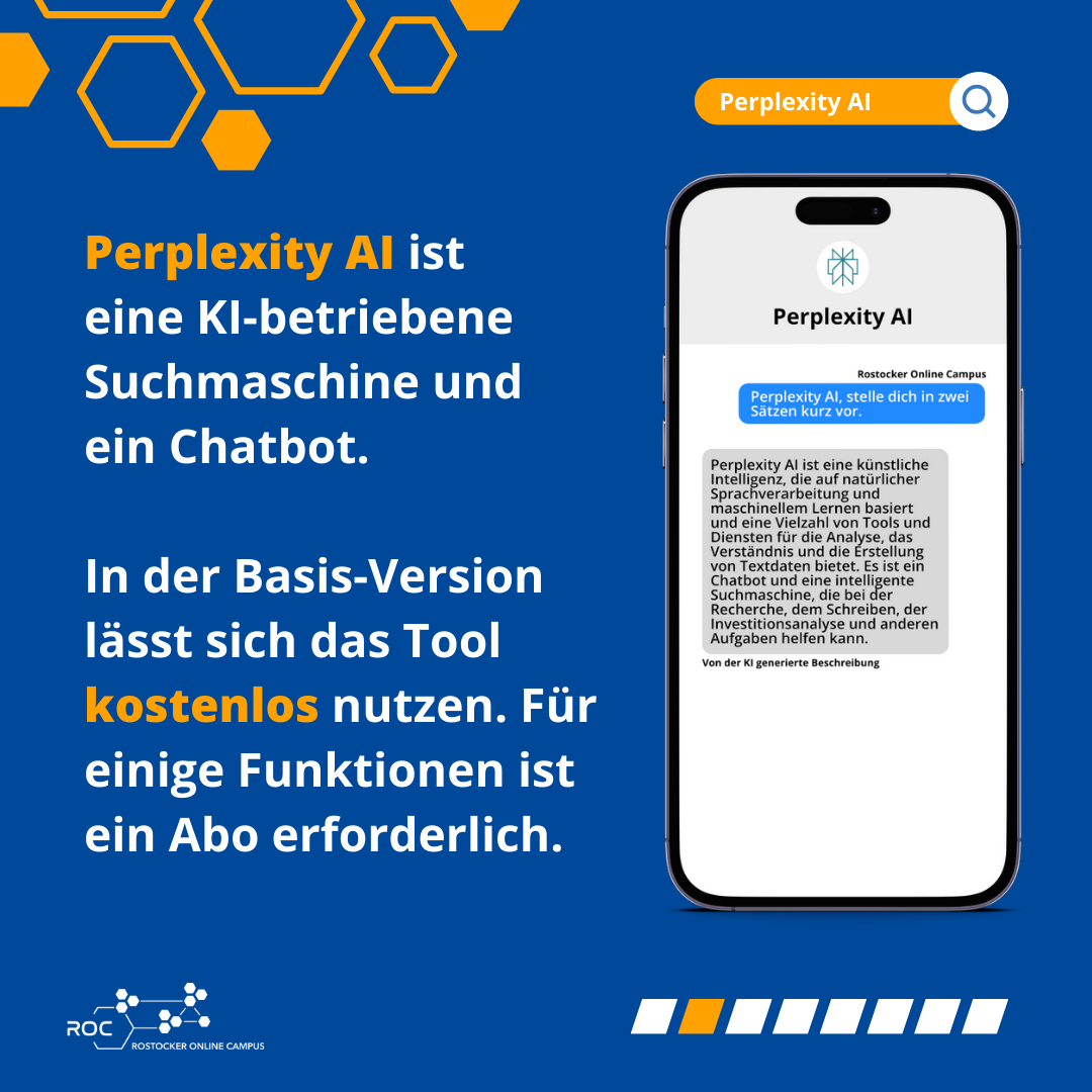 Perplexity AI ist eine KI-betriebene Suchmaschine und ein Chatbot. In der Basis-Version lässt sich das Tool kostenlos nutzen. Für einige Funktionen ist ein Abo erforderlich.